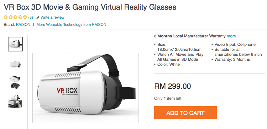 Good thing it was 95% off, now I can see the VR world!